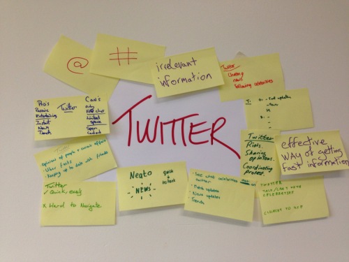 Student views on Twitter (September 2013)